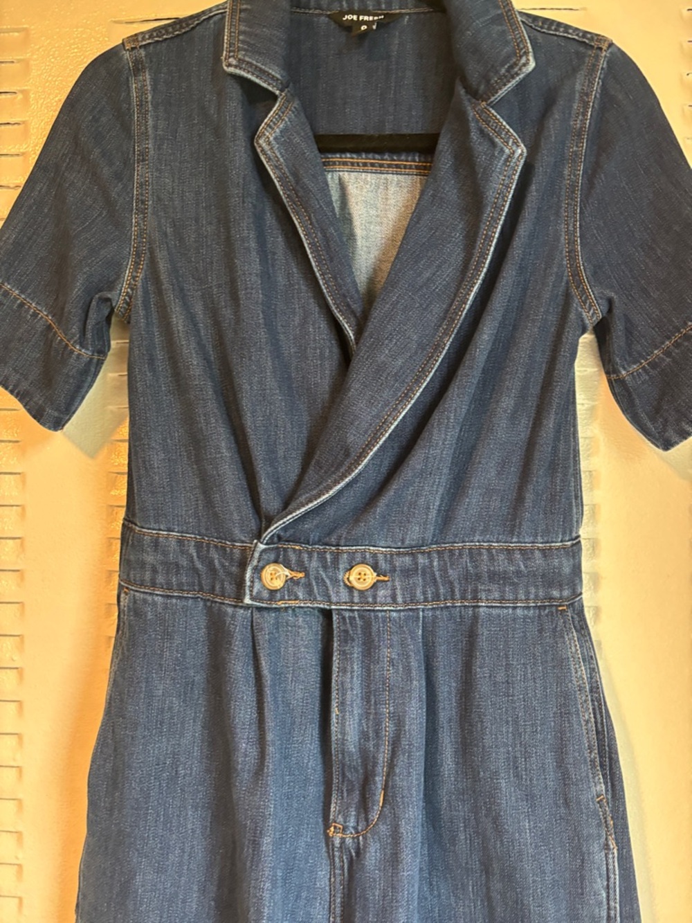 Joe Fresh Denim Jumpsuit – Size 0 | Chic Wide Leg One Piece - Picture 4 of 14